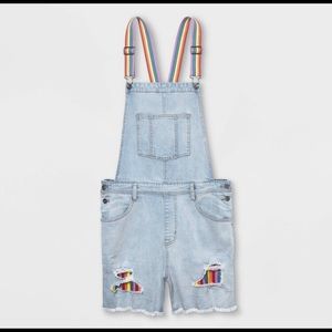 Unisex pride overalls